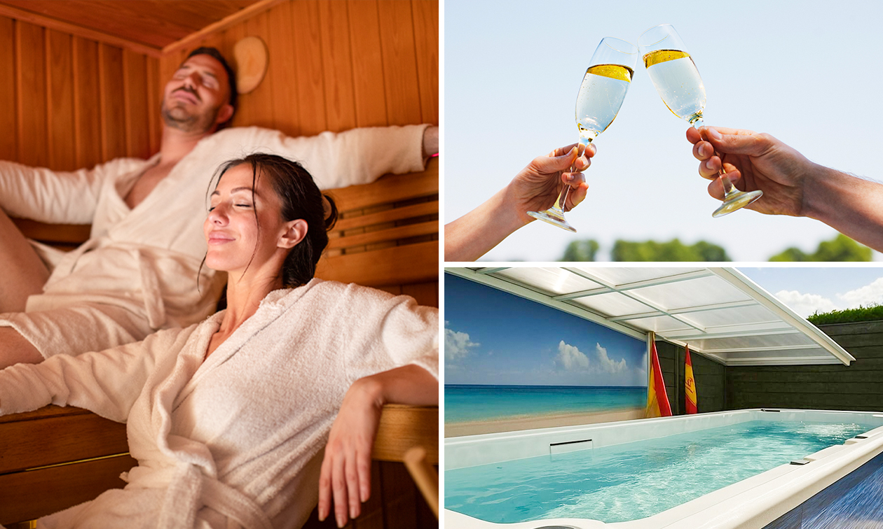 Privé-wellness voor 2 personen (2 uur) + cava