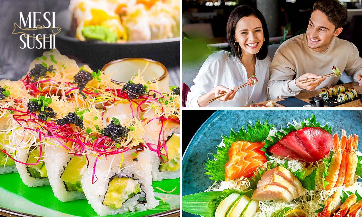 All-You-Can-Eat sushi (2 uur) bij Mesi Sushi Nederlandplein