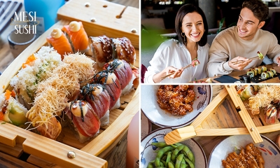 All-You-Can-Eat sushi (2 uur) bij Mesi Sushi Nederlandplein
