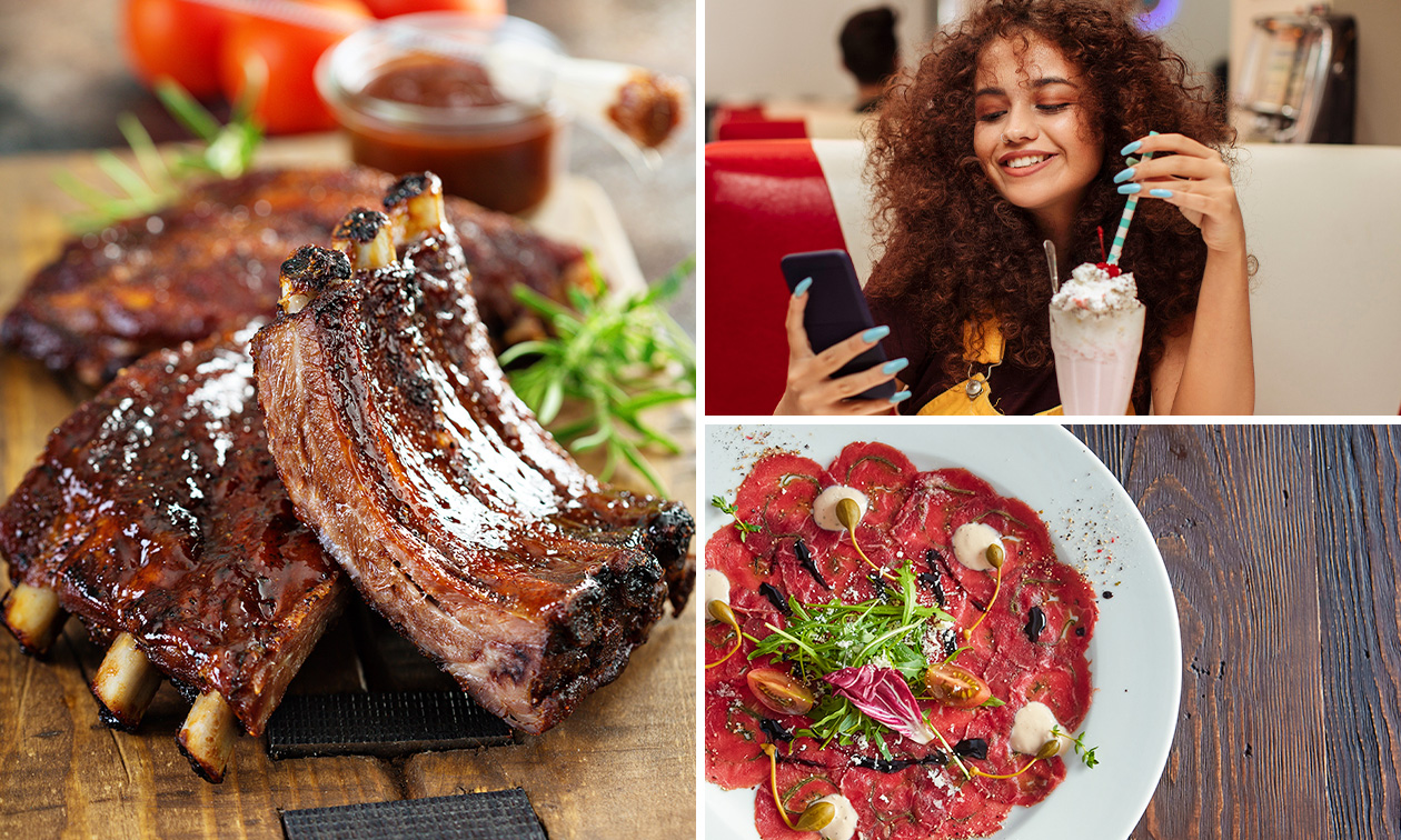 3-gangendiner à la carte bij Metro Grill