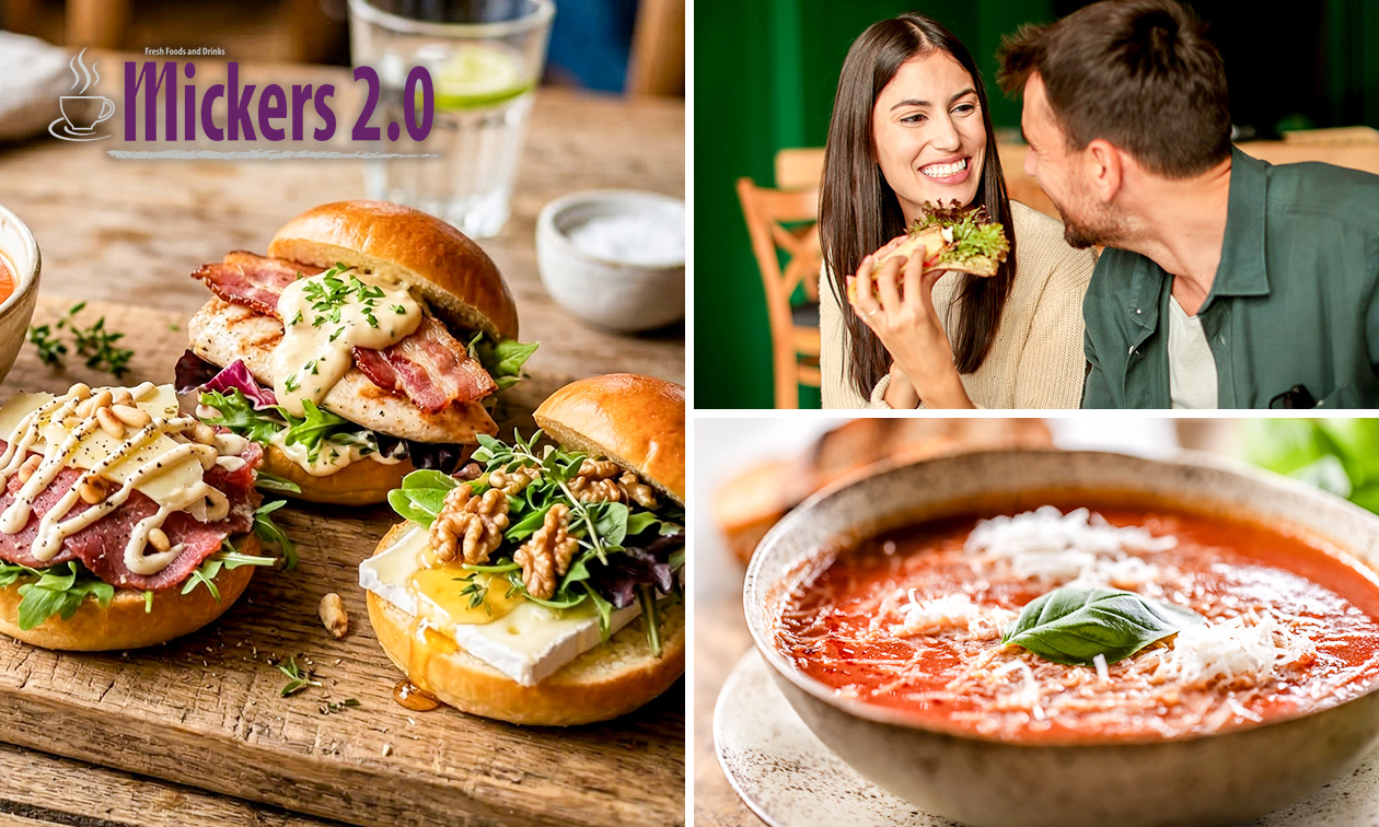 2-gangen lunchproeverij bij Mickers 2.0