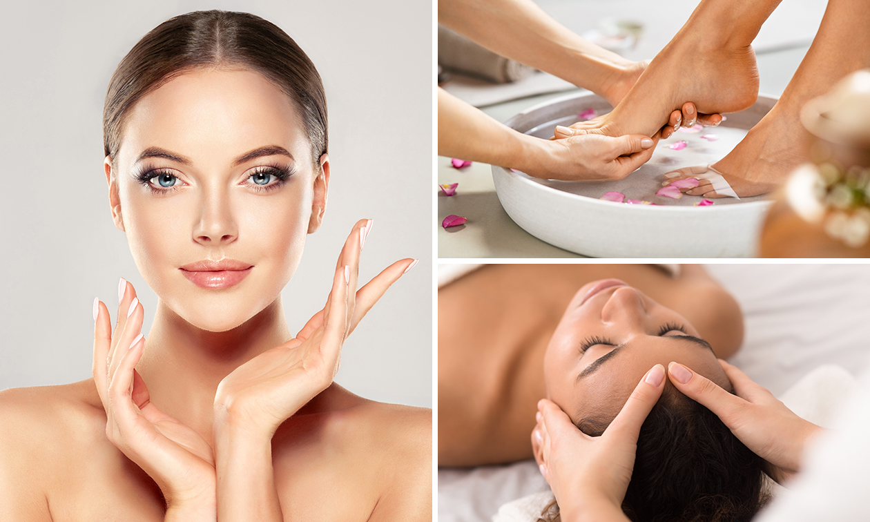 (Gelaats)verzorging + tanning + evt. manicure- of pedicurebehandeling