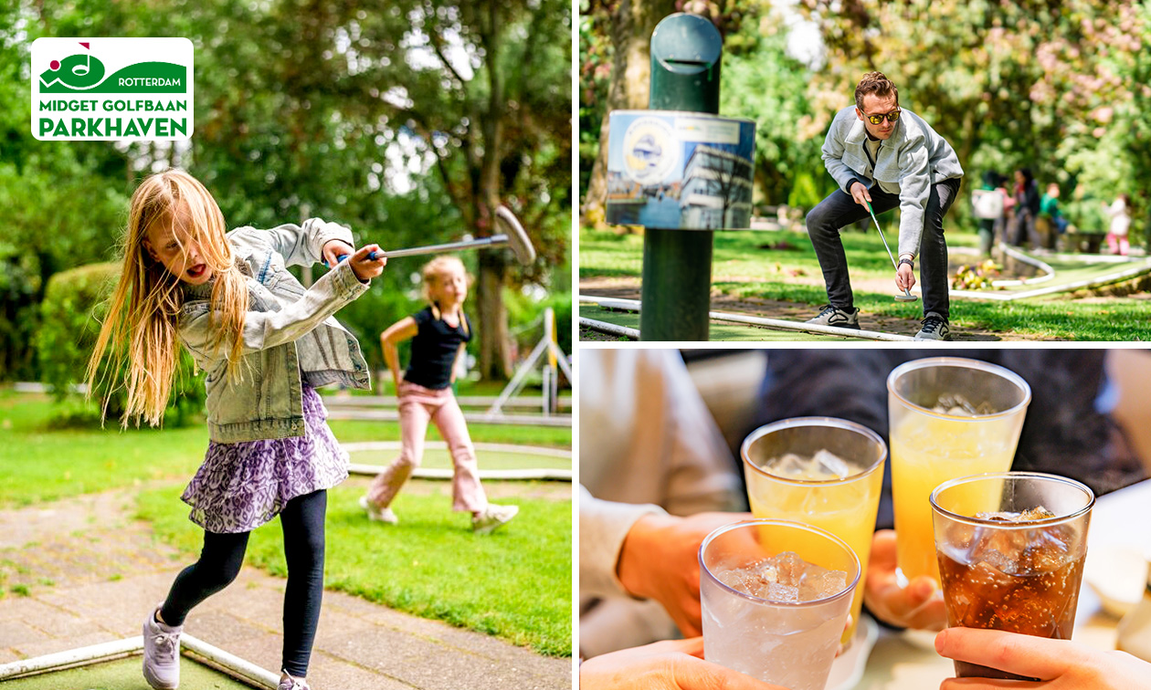 Minigolf, evt. + non-alcoholisch drankje naar keuze in hartje Rotterdam