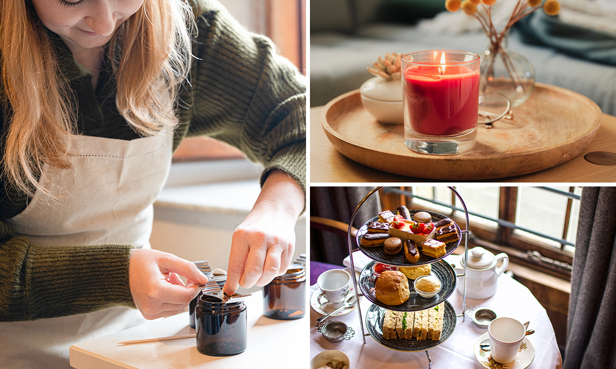 Workshop kaarsen maken (1 uur) + high tea