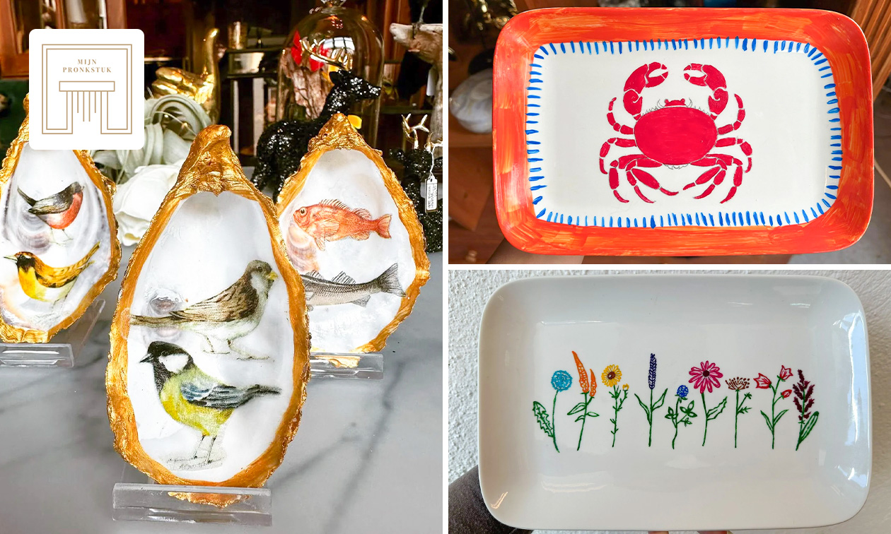 Workshop oesters decoreren of porselein schilderen