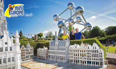Entree voor Mini-Europe aan de voet van het Atomium