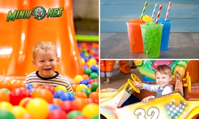 Entrée enfant (2 à 12 ans) + collation au choix chez Mini-Jones à La Louvière ou à Andenne