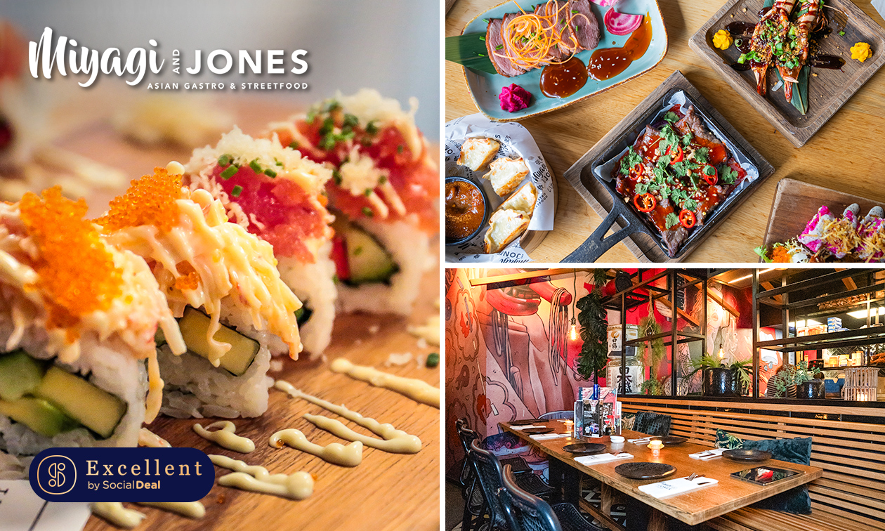 All-You-Can-Eat (2,5 uur) + koffie/thee en lekkernij bij Miyagi and Jones Arnhem