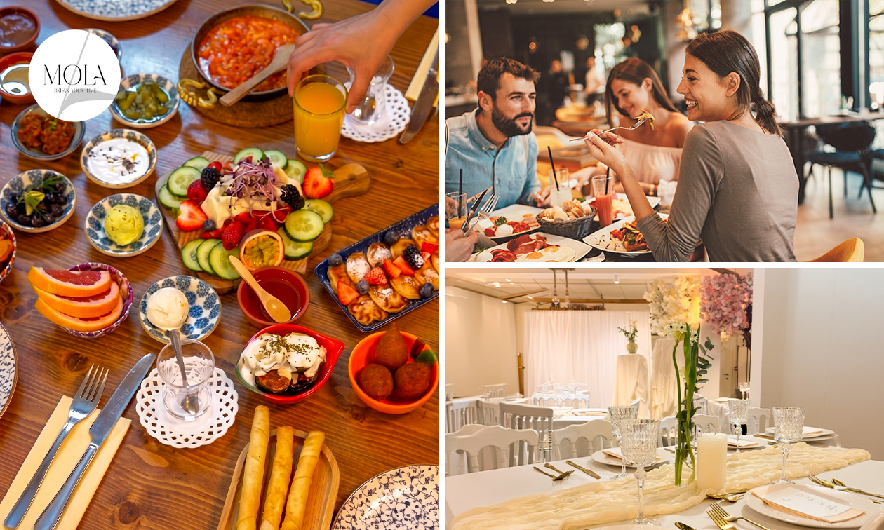 Luxe brunch naar keuze incl. warme en koude dranken Luxe brunch naar keuze incl. warme en koude dranken