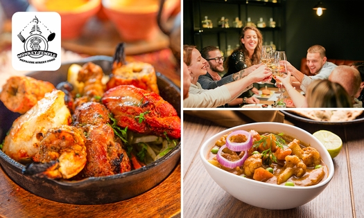 Tandoori mixed grill + 2 bijgerechten bij Monkey Temple