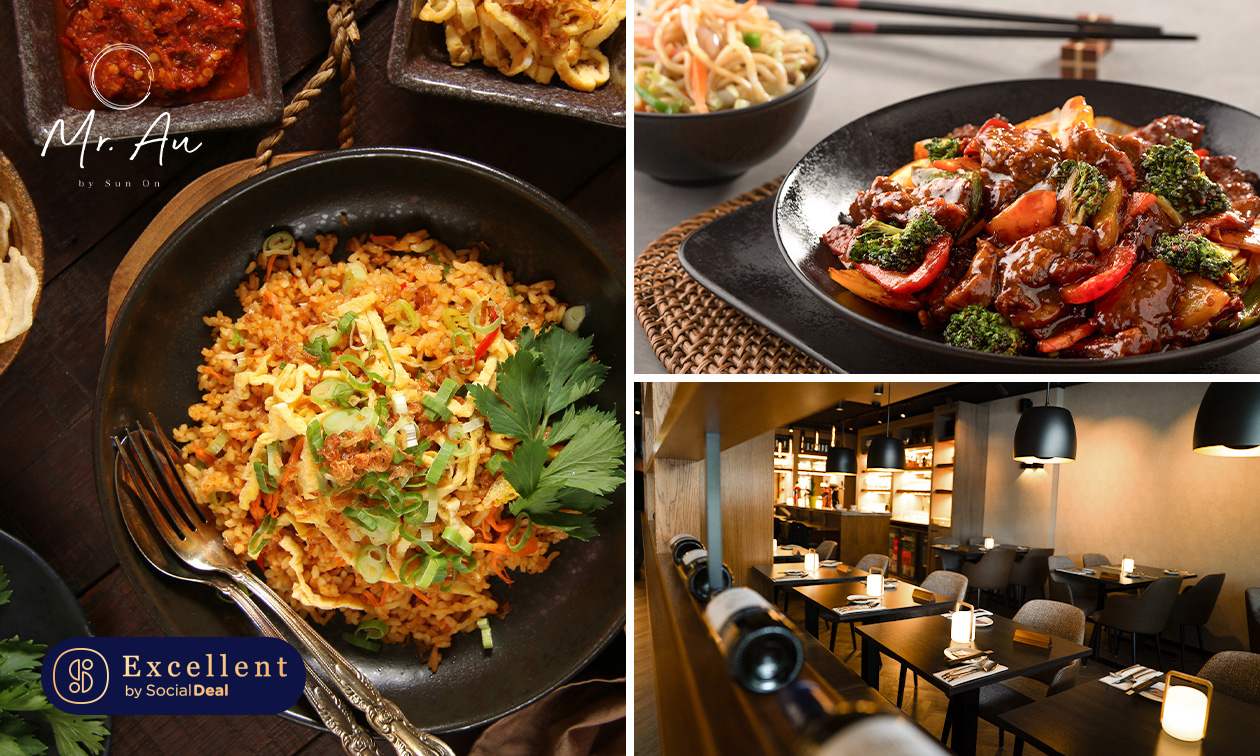 Chinees of Indisch afhaaldiner voor 2 personen bij Mr. Au by Sun On in Eindhoven