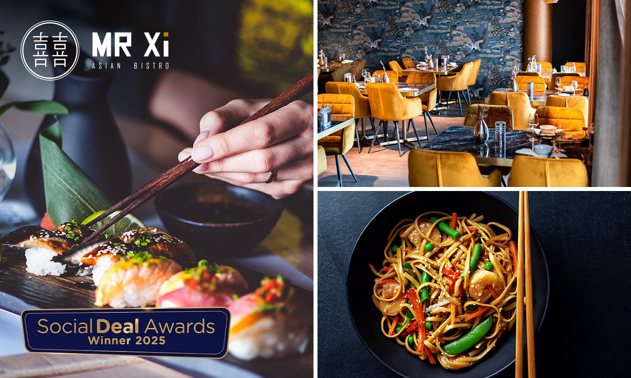 All-You-Can-Eat sushi en grill bij Mr Xi Asian Bistro