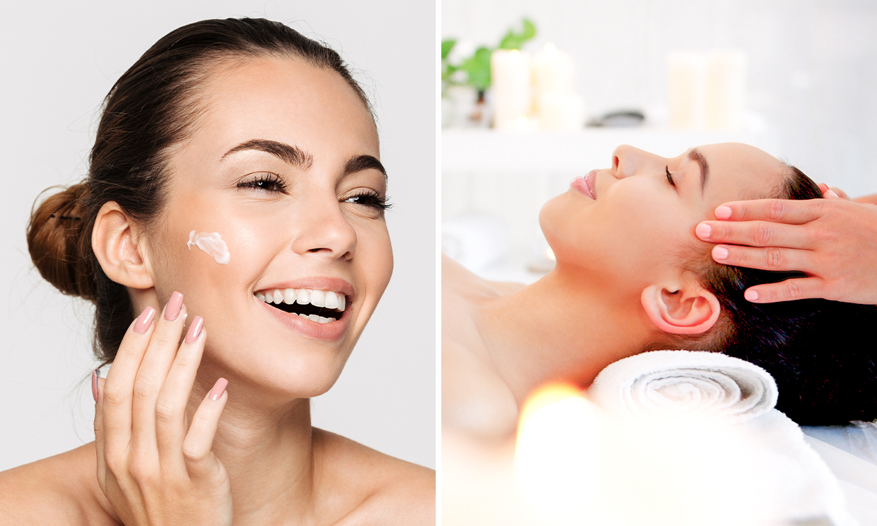 Gezichtsbehandeling + evt. gezichtsmassage (60 tot 75 min)