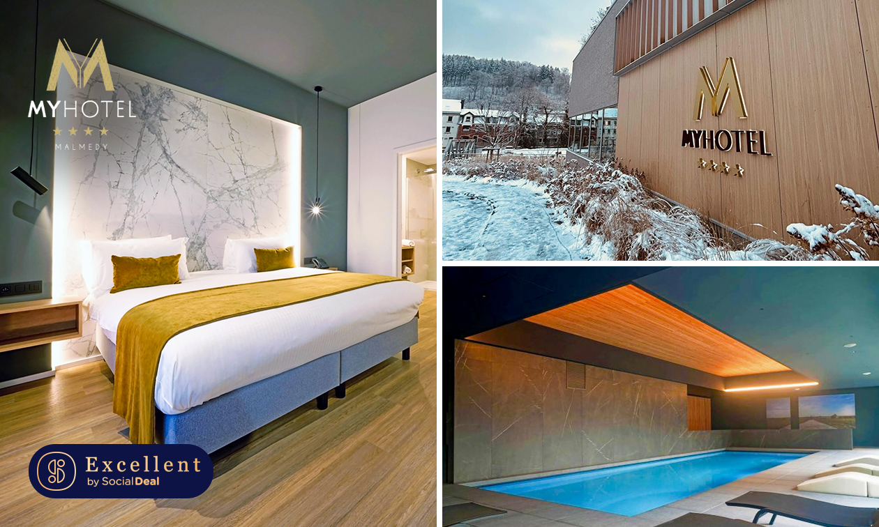 Overnachting voor 2 + ontbijt + wellness + late check-out in de Hoge Venen