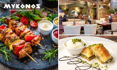 3-gangendiner bij Mykonos in hartje Utrecht