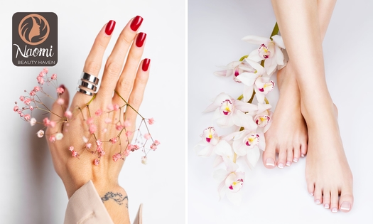 Manicure- of pedicurebehandeling + nagellak (45 min)