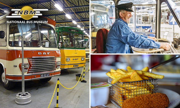 Entree Nationaal Bus Museum + iets lekkers