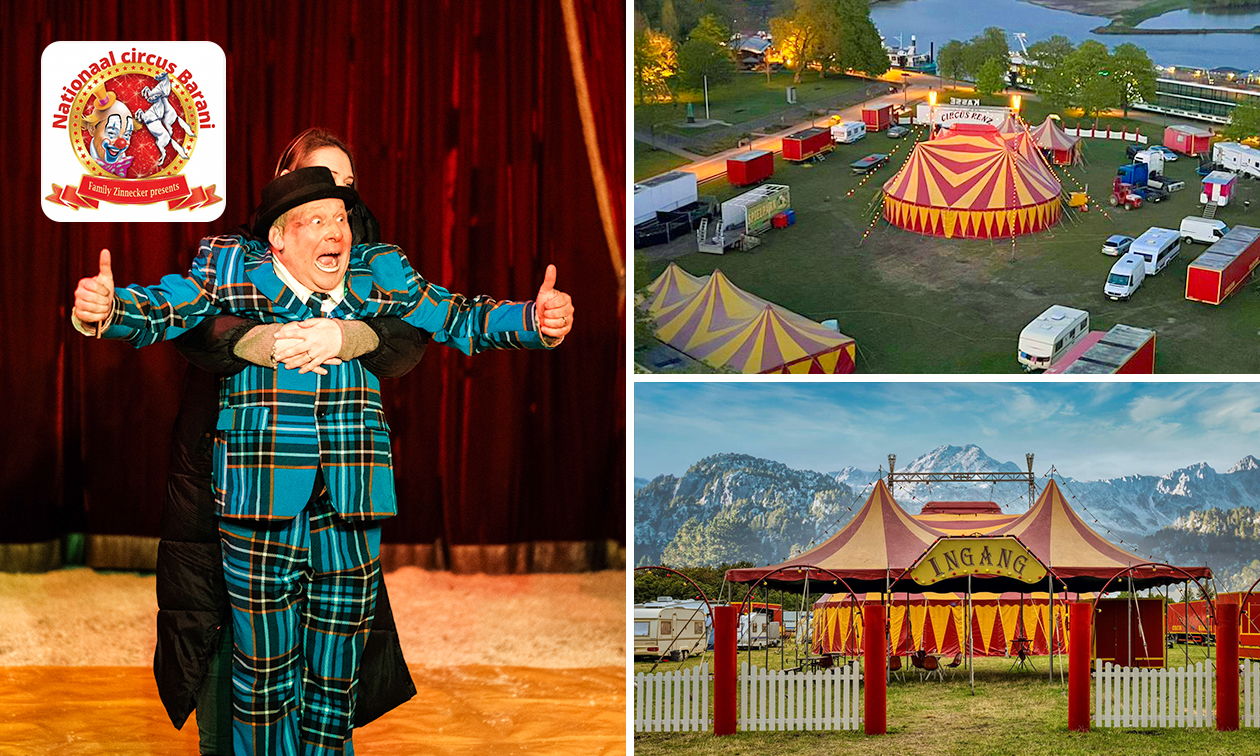 Entree Nationaal Circus Barani (± 2 uur)