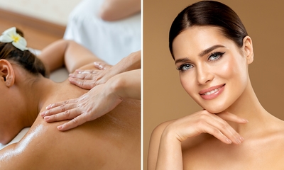 Rug-, nek- en schoudermassage (30 min) of luxe gezichtsbehandeling (75 min)