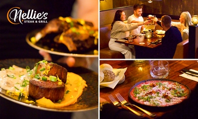 3-gangendiner à la carte bij Nellie's Steak & Grill in hartje Emmen