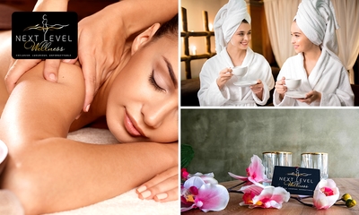 Massage naar keuze (60 of 70 min) + evt. infraroodbehandeling + welkomstdrankje