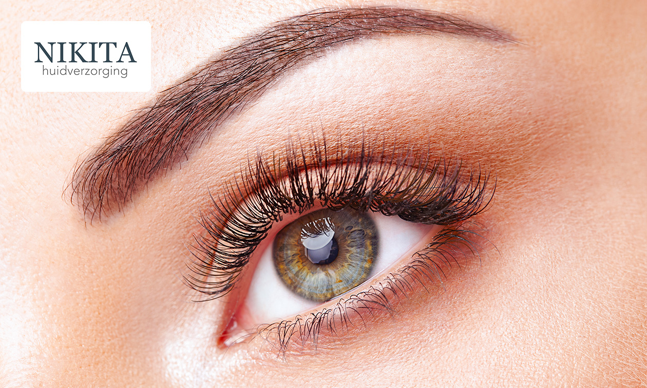 Wenkbrauw- of wimperbehandeling naar keuze of ontharen