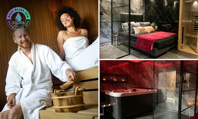 Privéspa (3 uur) + romantisch arrangement voor 2 personen