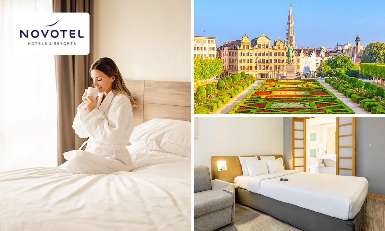 Overnachting(en) voor 2 + ontbijt + parkeren in Brussel