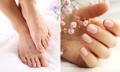 Manicure- en/of pedicurebehandeling of ev.t + BIAB-behandeling in Brussel