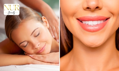 Tandenbleekbehandeling (50 min) of ontspanningsmassage (60 min)