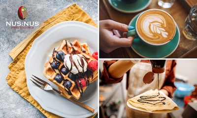 Waffel oder Crêpe nach Wahl + Heißgetränk in Düsseldorf
