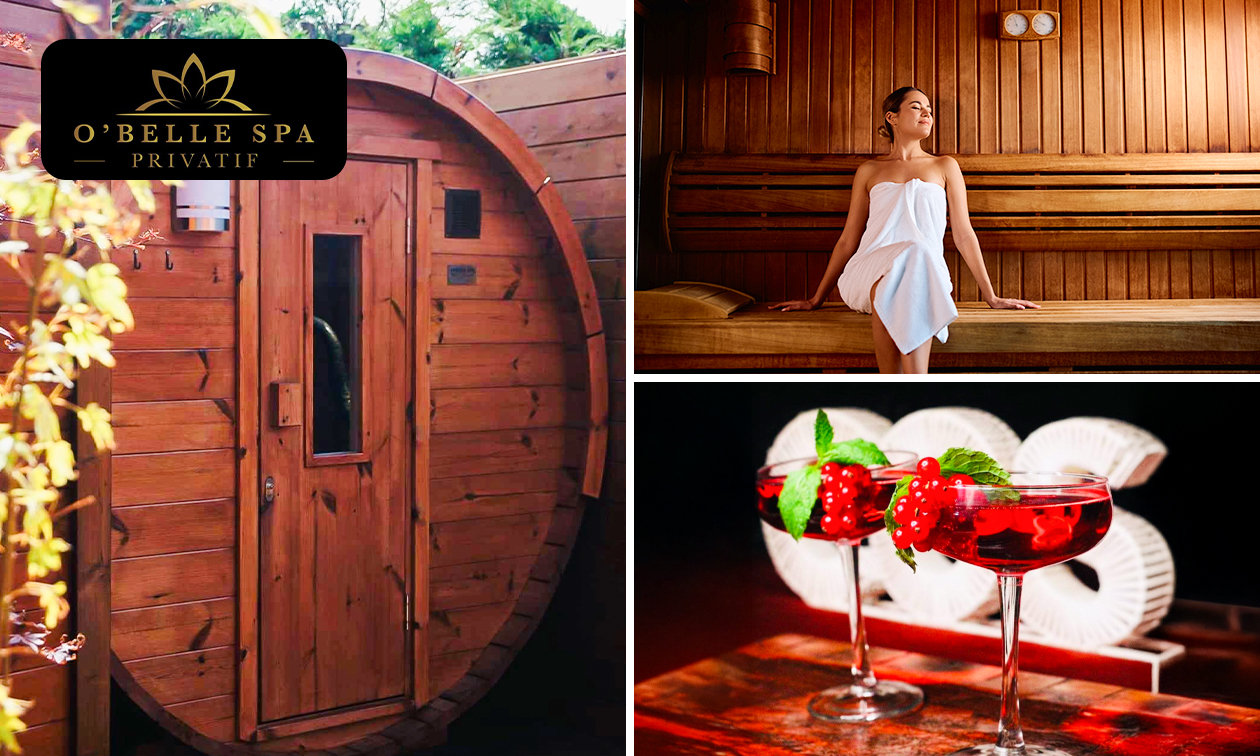 Spa privatif pour 2 (2h ou 3h) + bouteille de bulles ou 2 cocktails + planche gourmande à Mons