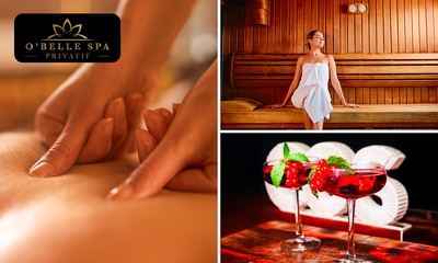 Spa privatif pour 2 (2h ou 3h) + 2 cocktails à Mons