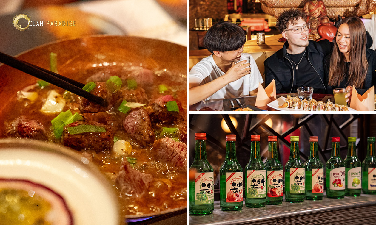 All-you-can-eat mit koreanischem Barbecue (3 Stunden) + Wok-Buffet + Sushi + Teppanyaki