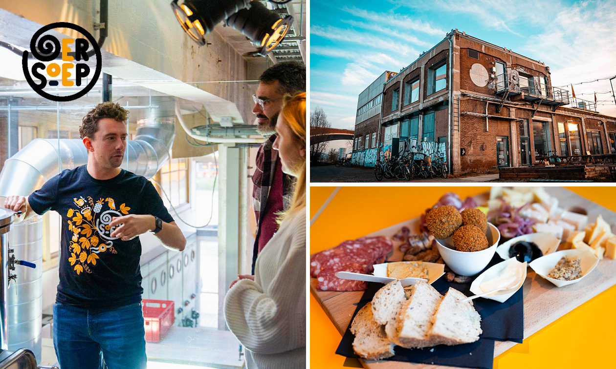 Rondleiding bierbrouwerij (60 min) + proeverij + evt. borrelplank