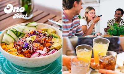 Pokébowl + frisdrank naar keuze