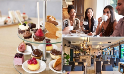 High tea incl. glaasje bubbels of kinder-high tea bij Ons Genoegen