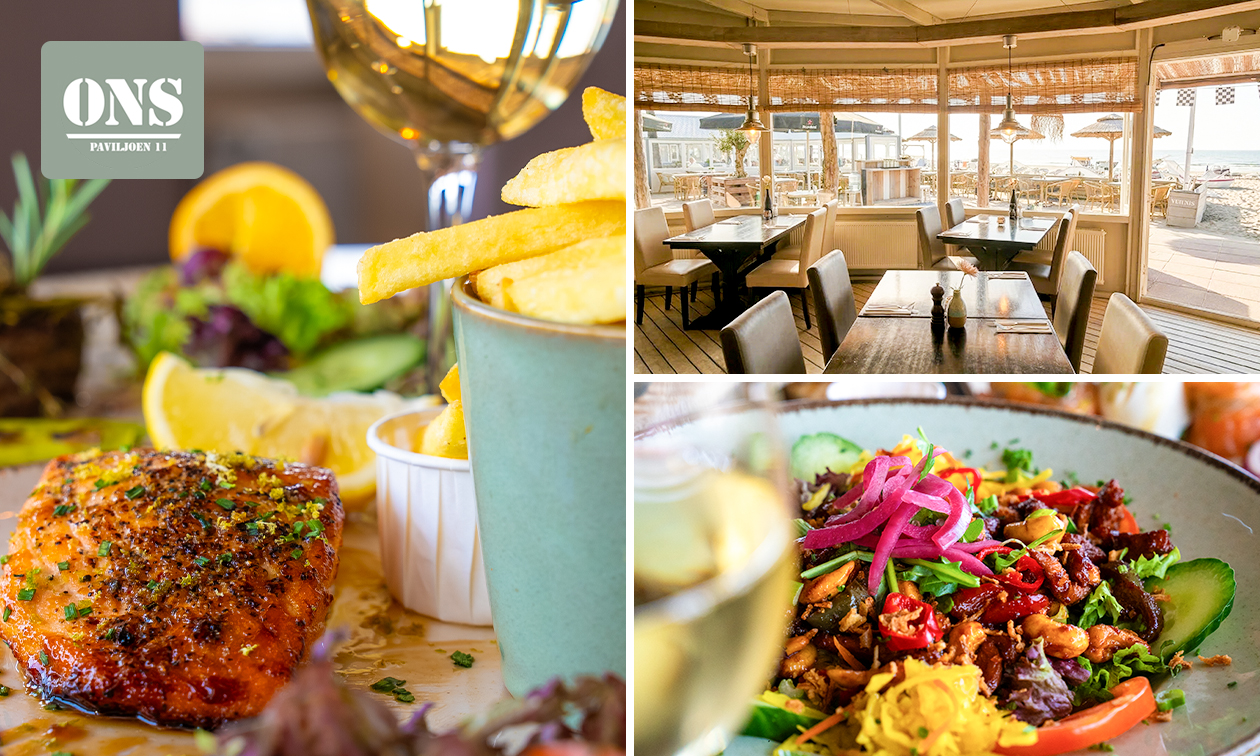 3-gangendiner à la carte bij Ons Paviljoen 11