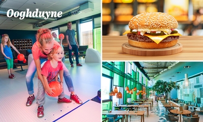 Bowlen (1 uur) + burger of salade naar keuze