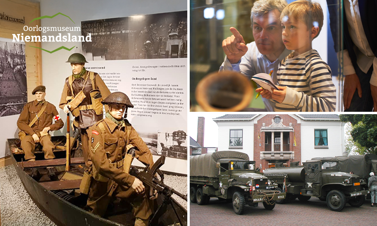 Entree- of familieticket voor Oorlogsmuseum Niemandsland