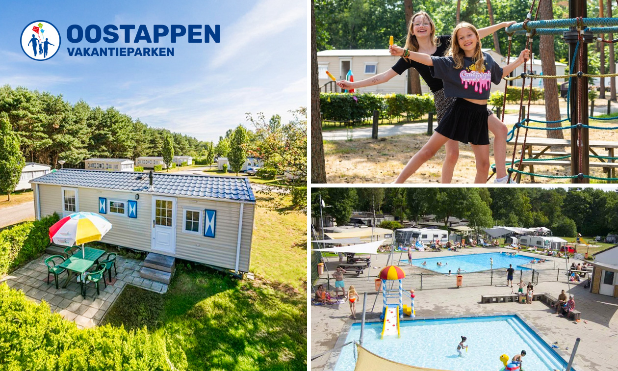 Week-end ou demi-semaine pour 4 à 6 personnes à Oostappen Vakantieparken