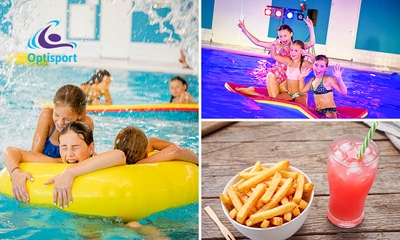 Entree zwembad + friet + saus + frisdrank naar keuze of entree zwemdisco + chips + ranja