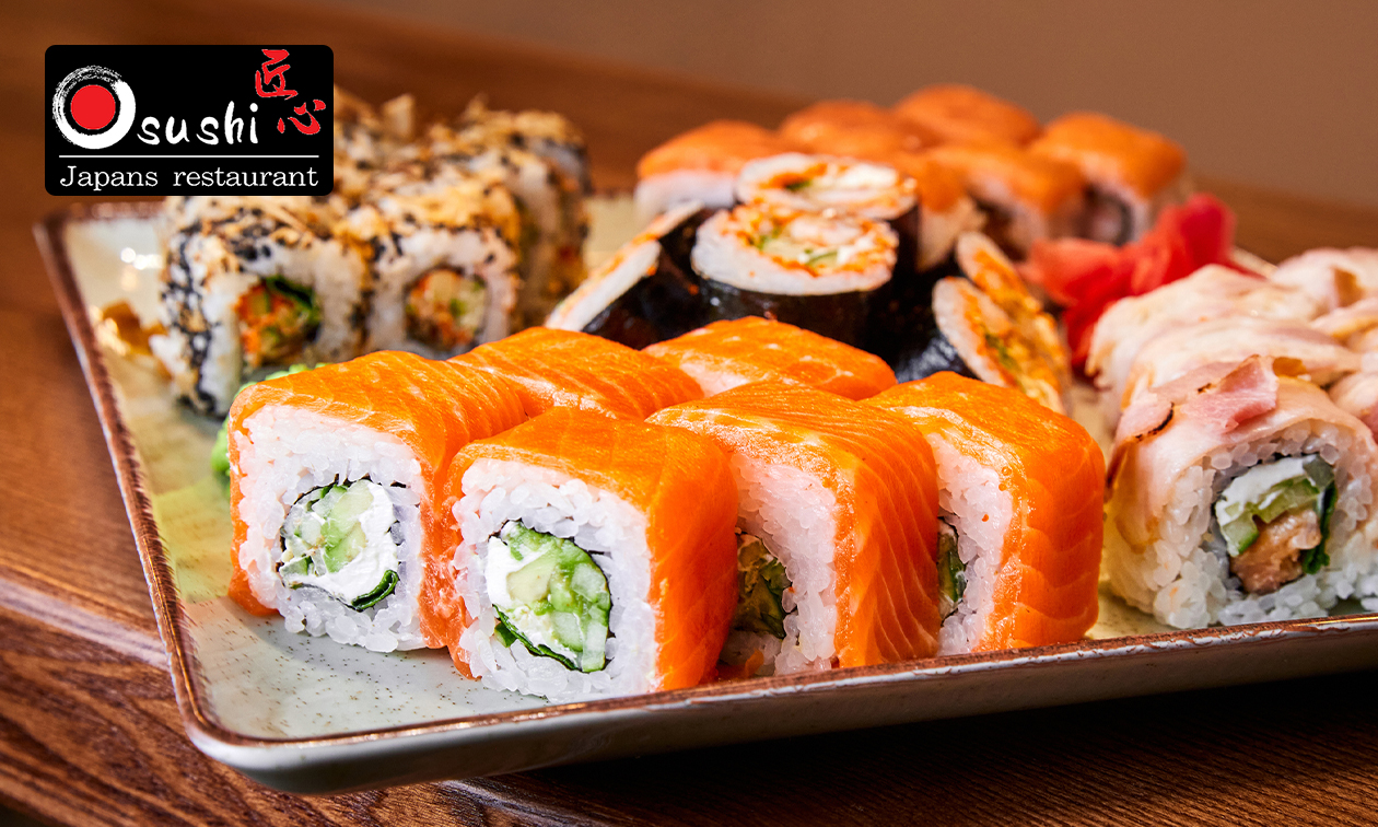 Sushibox naar keuze (32 of 50 stuks) om af te halen bij OSushi Berkel-Enschot Sushibox naar keuze (32 of 50 stuks) om af te halen bij OSushi Berkel-Enschot