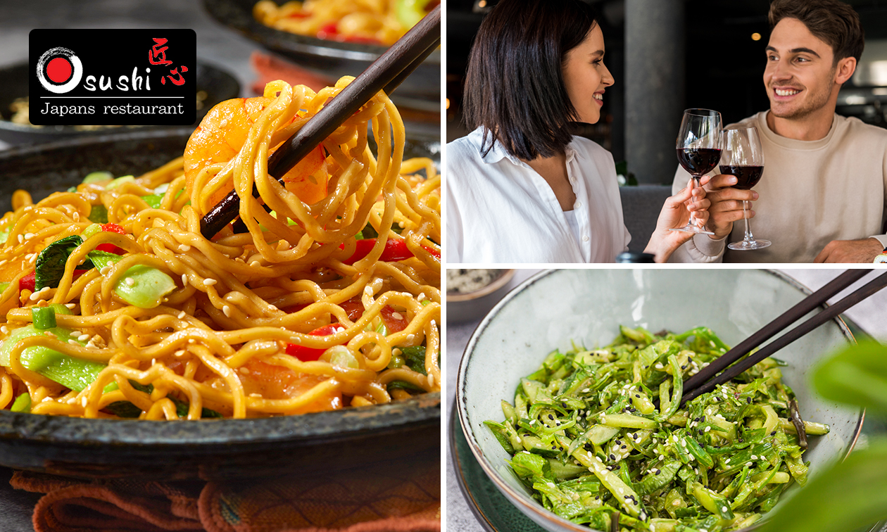 Hoofdgerecht naar keuze + bijgerecht + blikje frisdrankje om af te halen bij OSushi Tilburg