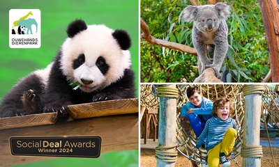 Entree voor Ouwehands Dierenpark Rhenen + warme drank