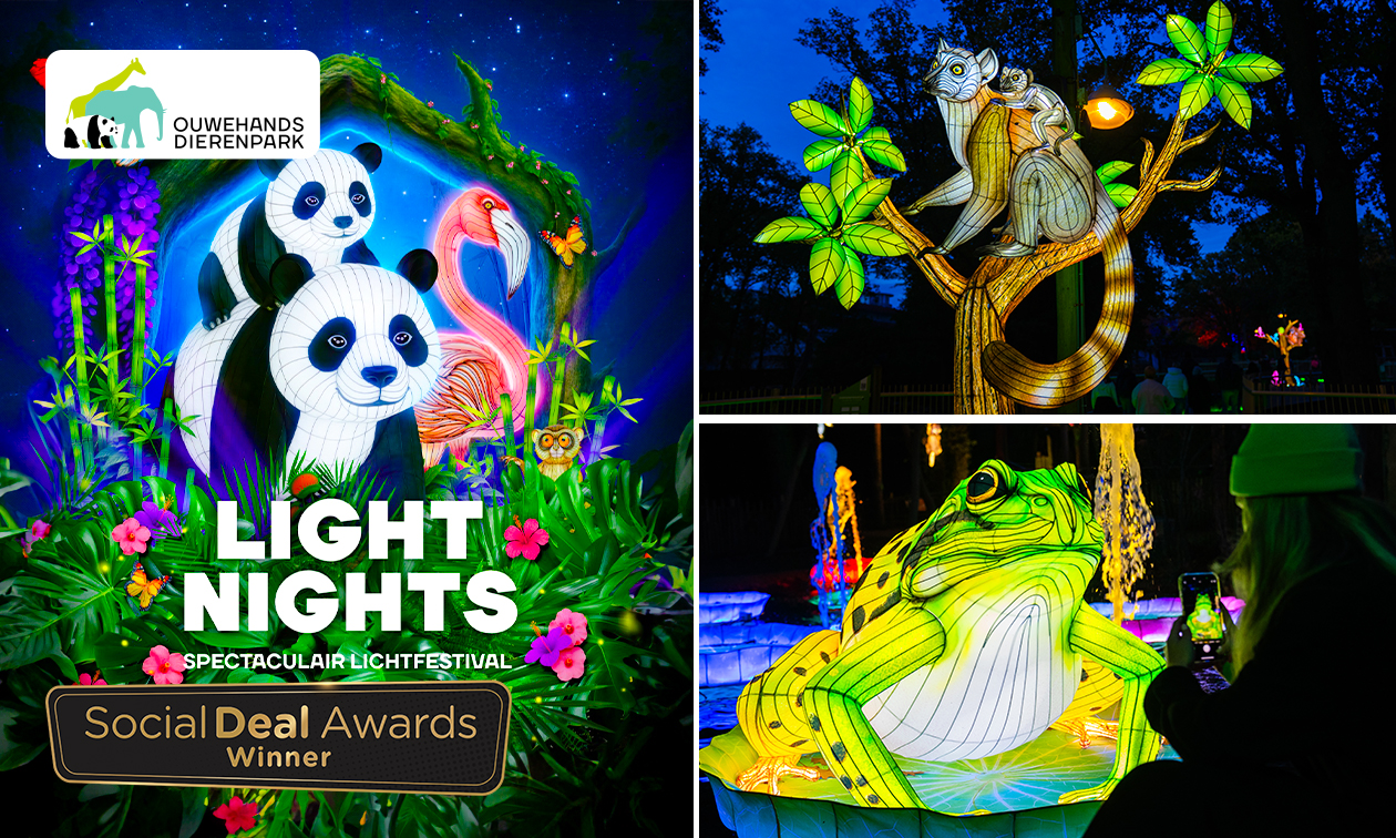 Entree Light Nights in Ouwehands Dierenpark