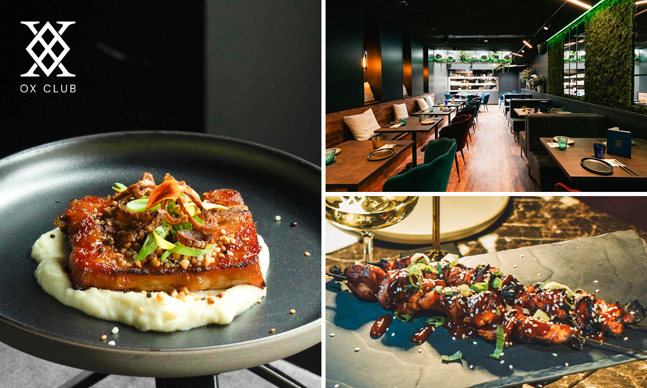 Culinair 6-gangen shared dining-diner of -lunch bij Ox club in hartje Sint-Truiden