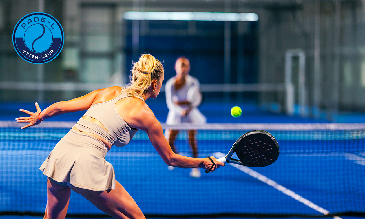 Huur padelbaan voor 4 personen (1 of 1,5 uur)