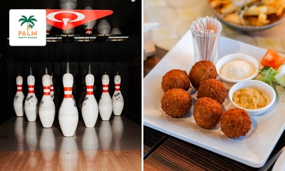 Bowlen (55 min) voor 2 tot 6 personen + 6 stuks bittergarnituur