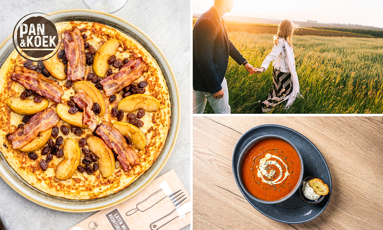 Wandelarrangement incl. gebak + warme drank + 2-gangenlunch bij Pan & Koek Arnhem